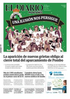 LA APARICIÓN DE NUEVAS GRIETAS OBLIGA AL CIERRE TOTAL DEL APARCAMIENTO DE POMBO
