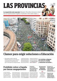 CLAMOR PARA EXIGIR SOLUCIONES A EDUCACIÓN