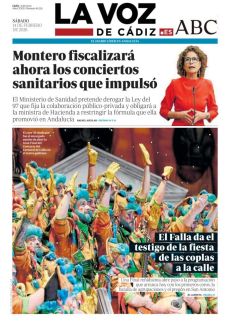 EL FALLA DA EL TESTIGO DE LA FIESTA DE LAS COPLAS A LA CALLE