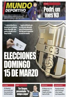 ELECCIONES DOMINGO 15 DE MARZO