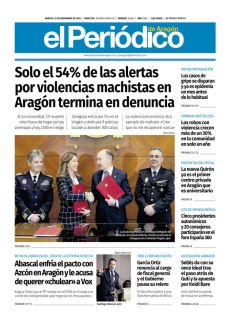 SOLO EL 54% DE LAS ALERTAS POR VIOLENCIAS MACHISTAS EN ARAGÓN TERMINA EN DENUNCIA