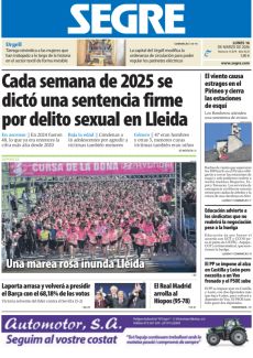 UNA MAREA ROSA INUNDA LLEIDA