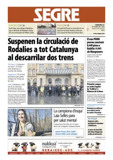 SUSPENEN LA CIRCULACIÓ DE RODALIES A TOT CATALUNYA AL DESCARRILAR DOS TRENS