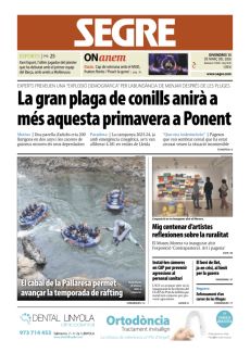 EL CABAL DE LA PALLARESA PERMET AVANÇAR LA TEMPORADA DE RÀFTING