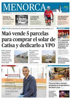 MAÓ VENDE 5 PARCELAS PARA COMPRAR EL SOLAR DE CATISA Y DEDICARLO A VPO