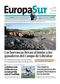 LAS BORRASCAS LLEVAN AL LÍMITE A LOS GANADEROS DEL CAMPO DE GIBRALTAR