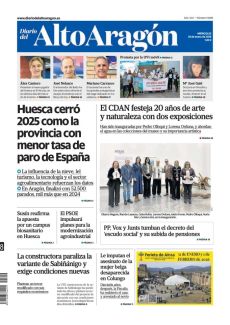 HUESCA CERRÓ 2025 COMO LA PROVINCIA CON MENOR TASA DE PARO DE ESPAÑA