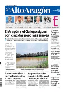 EL ARAGÓN Y EL GÁLLEGO SIGUEN CON CRECIDAS PERO MÁS SUAVES