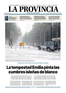 LA TEMPESTAD EMILIA PINTA LAS CUMBRES ISLEÑAS DE BLANCO